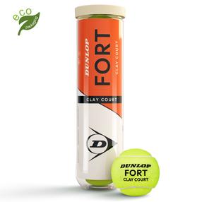 Teniso kamuoliukas Dunlop FORT CLAY COURT, 4 vnt.