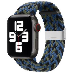 Dirželis iLike, Braided Fabric Strap Apple Watch 38/40/41mm, mėlyna sp.