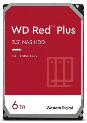 Serverių kietasis diskas (HDD) Western Digital WD Red Plus, 3.5", 6 TB