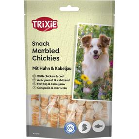 Skanėstas šunims Trixie Marbled Chickies, vištiena/menkė, 0.1 kg