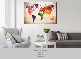 Kamštinė reprodukcija Artgeist Colourful Universe, k-b-0027-p-a, 120 cm x 80 cm