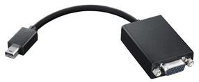 Adapteris Lenovo VGA female, Mini display port male, 0.2 m, melna krās.