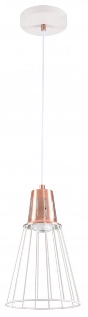 Lampa karināms GTV Kaliope 8235 OS-KAL-E27-03-DEC, E27, 1 x 40 W, zelta krās./balta krās. / balta krās.