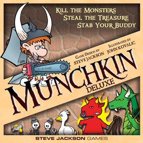 Stalo žaidimas Steve Jackson Games Munchkin Deluxe, EN