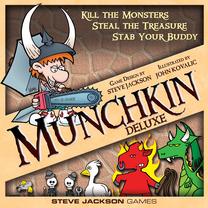 Stalo žaidimas Steve Jackson Games Munchkin Deluxe, EN