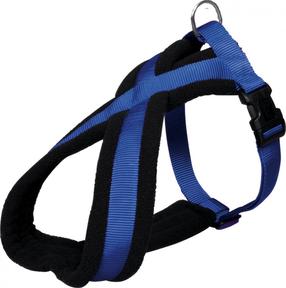 Petnešos šunims Trixie Premium Touring, mėlyna sp., 450 - 700 mm x 25 mm, M