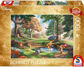 Dėlionė Schmidt Disney Winnie The Pooh 59689, 69.3 cm x 49.3 cm, 1000 vnt., įvairių spalvų