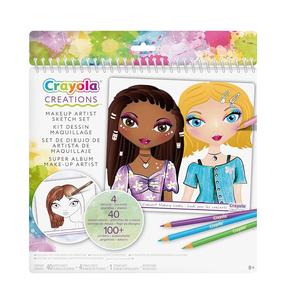 Spalvinimo knygelė Crayola Make-Up Sketch, įvairių spalvų