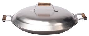 Keptuvė su dangčiu GrillSymbol Cataplana, plienas, 54 cm, sidabro sp.