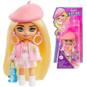 Кукла с аксессуарами Mattel Barbie Extra Mini Minis, 8.5 см, белый цв.