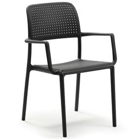 Lauko kėdė Nardi Bora, antracito sp., 58.5 cm x 55 cm x 86 cm