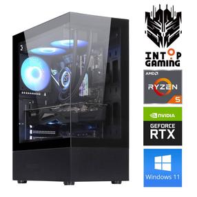 Стационарный компьютер Intop Ryzen 5 7500F, 500 GB, DDR5 32 GB, SSD 500 GB, Nvidia GeForce RTX5060 8 GB GDDR7, Windows 11 Pro