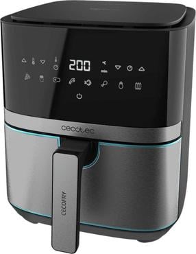 Karšto oro gruzdintuvė Cecotec Cecofry Full InoxBlack 5500 Pro, sidabro sp./juoda sp., 1700 W, 5.5 l