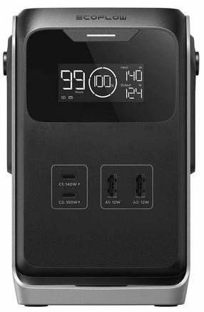 Lādētājs-akumulators (Power bank) EcoFlow Trail 200 DC, 51900 mAh, 200 W, melna krās.