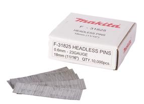 Naelad iluliistudele Makita P18 F-31825, 18 mm x 0.6 mm, 10000 tk