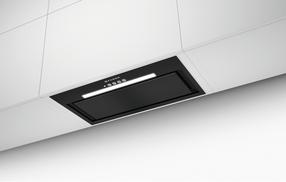 Įmontuojamas gartraukis Faber INCA LUX EV8 X/BK A52, juoda sp./nerūdijančiojo plieno sp.