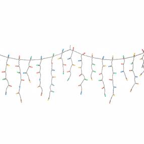 Lempučių girlianda Christmas Touch Icicle, 18 m, įvairių spalvų, 714 LED