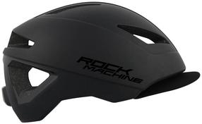 Шлемы велосипедиста универсальный Rock Machine Crossride, черный цв./серый цв., S/M