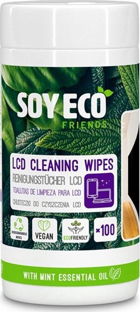 Valymo servetėlės, ekranams Soyeco LCD, 100 vnt.