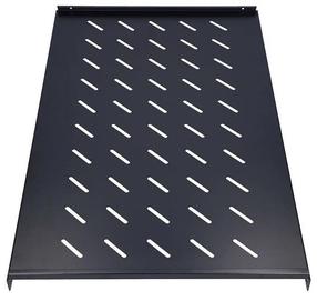 Lentyna Extralink Shelf 1U 750mm 19", 75 cm, juoda sp.