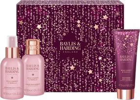 Ķermeņa kopšanas līdzekļu komplekts Baylis & Harding Luxury Wild Cherry & Vanilla, 3 gab.