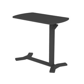 Klēpjdatora galds regulējams augstums Home4you Ergo, 70 cm x 40 cm, 67.5 - 106 cm, melna krās.