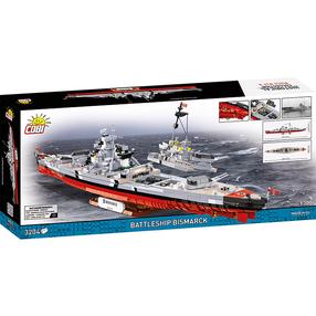 Konstruktorius Cobi Historical Collection Battleship Bismarck 4860, 3204 vnt., įvairių spalvų