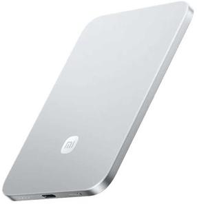 Nešiojamas įkroviklis (Power bank) Xiaomi UltraThin Magnetic, 5000 mAh, 15 - 22.5 W, sidabro sp.