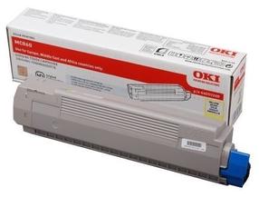 Тонер Oki 4405920, желтый цв.