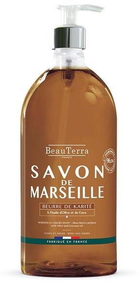 Šķidrās ziepes with glycerin Beauterra Marseille, 1000 ml