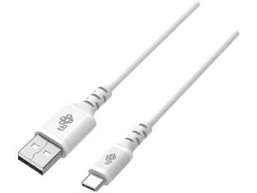 Kaabel TB USB C, 1x USB Type-C/1 x USB Type-A, 100 cm, valge v.