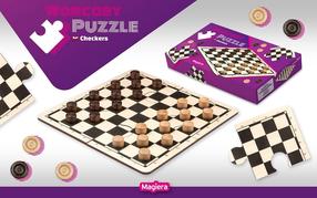 Dambrete Puzzle Checkers