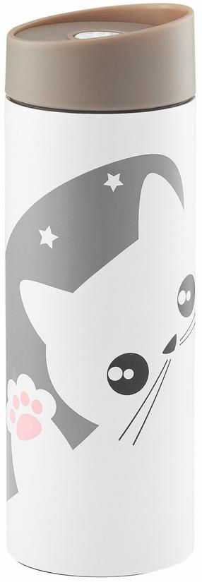 Термо-кружка Ambition Kitty, 0.35 л, серый цв.