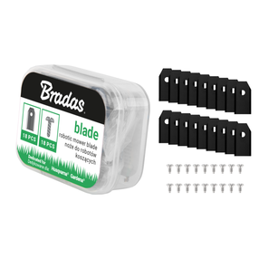 Peiliukai robotui Bradas Titan, juoda sp., 18 vnt.