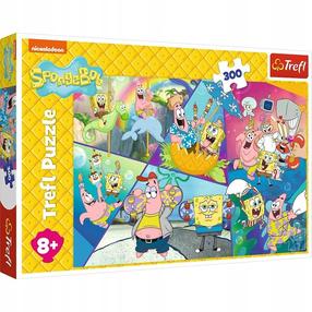 Dėlionė Trefl SpongeBob In Bikini Bottom, 40 cm x 60 cm, 300 vnt., įvairių spalvų
