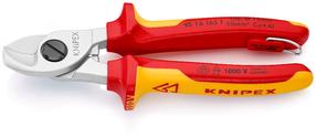 Kabeļu šķēres elektromehānikai Knipex 95 16 165 T, 165 mm