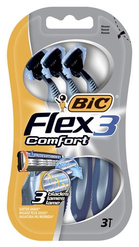 Skuveklis Bic Flex 3 Comfort, 3 gab