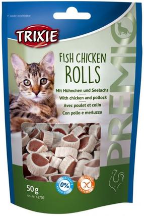 Skanėstas katėms Trixie Fish Chicken Rolls, 0.05 kg