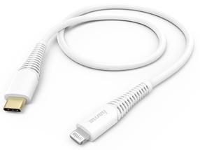 Vads Hama 183309, Lightning/USB-C, 150 cm, balta krās.