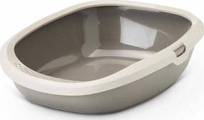 Кошачий туалет с рамкой Savic Gizmo, гранит цв., закрытый, M, 44 см x 33 см x 12 см