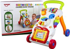 Bērnu stumjamā rotaļlieta - staiguļi Huanger Dream World, 42 cm, daudzkrāsaina