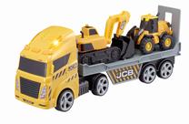  Statybos transporto priemonės HTI JCB LS Construction Truck Transporter, geltona sp.