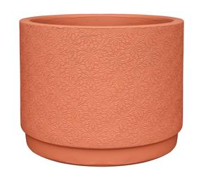 Puķu pods Domoletti TP18-290, keramika, 18 cm x 18 cm, Ø 18 cm, brūna krās.