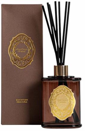 Namų kvapas, namų kvapo difuzorius Homla Ornaments Gingerbread Caramel, 150 ml Ruda sp.