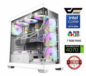 Statsionaarne arvuti Mdata Gaming Gaming 14700F, 1 TB, DDR5 32 GB, SSD 1 TB, Nvidia GeForce RTX 4070 12 GB GDDR6X 90302738