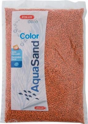 Gruntas Zolux AquaSand Color 346093, 1 kg, oranžinė sp.