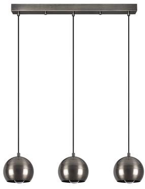 Lampa karināms Opviq Berceste 241-S1 521SHN3312, E27, 3 x 40 W, sudraba krās. / sudraba krās.