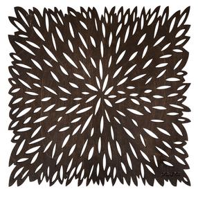 Stalo padėkliukas Hermia Pointy Wenge, 36 cm x 36 cm x 36 cm, 6 vnt., Ruda sp.