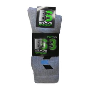 Спортивные носки Bisoks Sport 11011K, серый цв., 43-46, 3 шт.