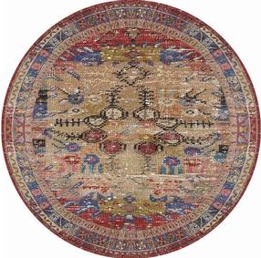 Kilimas vidaus Conceptum Hypnose Soul Chenille AL 98, įvairių spalvų/raudona sp., 150 cm x 150 cm